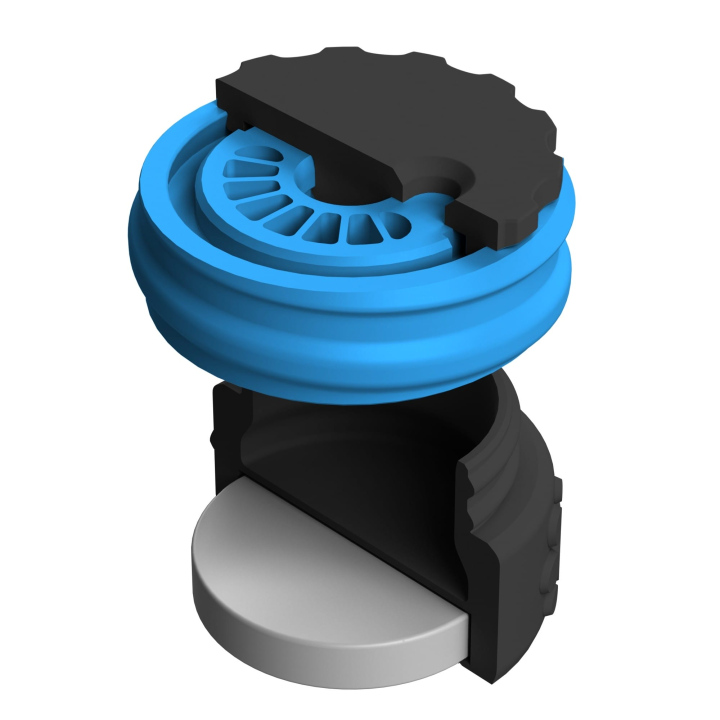 Pojemnik do scent work z wbudowanym silnym magnesem neodymowym i z regulacją otworów