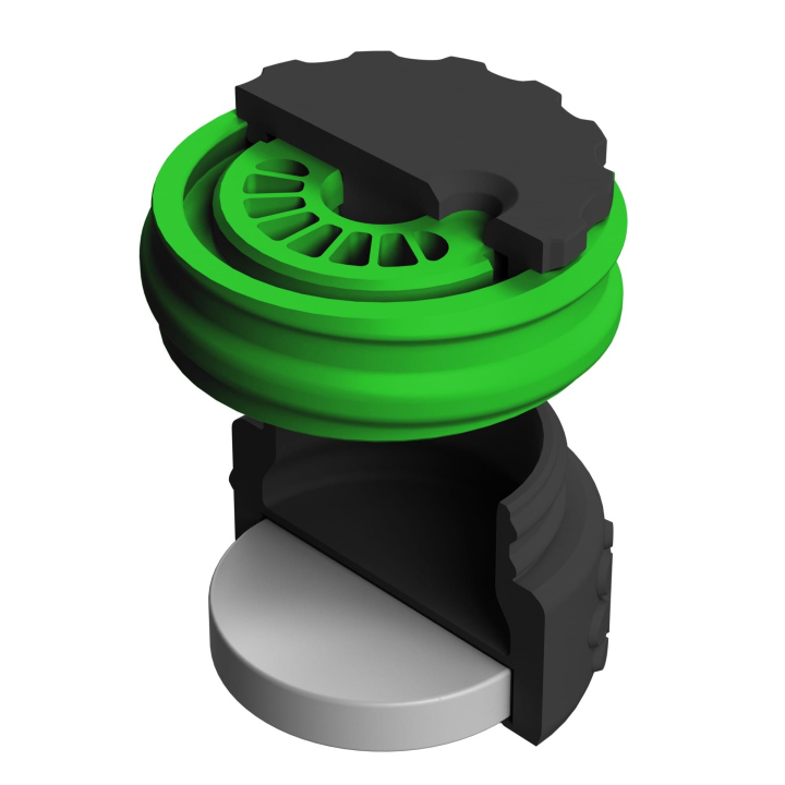 Pojemnik do scent work z wbudowanym silnym magnesem neodymowym i z regulacją otworów