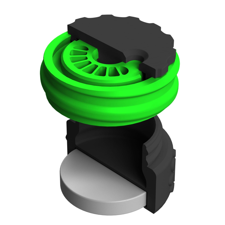 Pojemnik do scent work z wbudowanym silnym magnesem neodymowym i z regulacją otworów