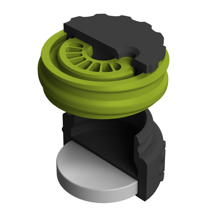 Pojemnik do scent work z wbudowanym silnym magnesem neodymowym i z regulacją otworów