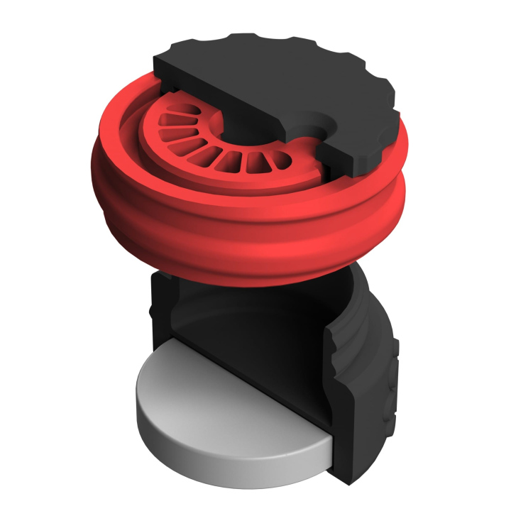 Pojemnik do scent work z wbudowanym silnym magnesem neodymowym i z regulacją otworów