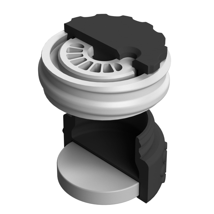 Pojemnik do scent work z wbudowanym silnym magnesem neodymowym i z regulacją otworów