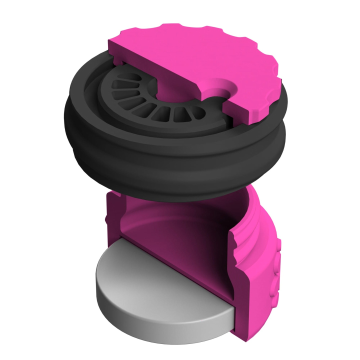 Pojemnik do scent work z wbudowanym silnym magnesem neodymowym i z regulacją otworów