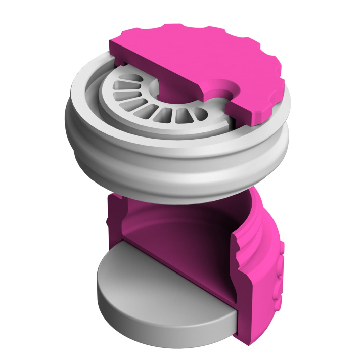 Pojemnik do scent work z wbudowanym silnym magnesem neodymowym i z regulacją otworów