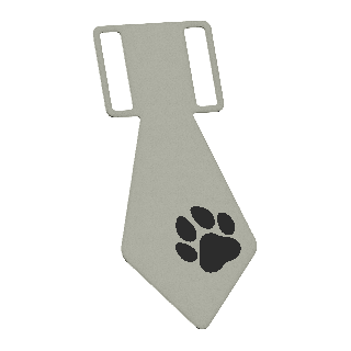 Krawat z łapką för hund