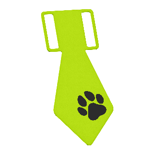 Dog Tie with Paw
