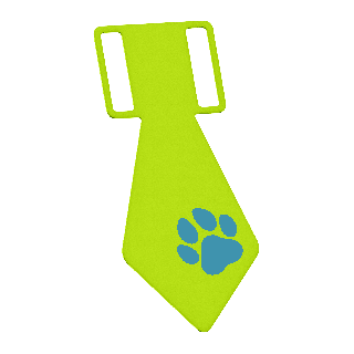 Krawat z łapką per cane