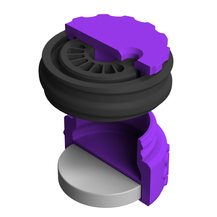 Pojemnik do scent work z wbudowanym silnym magnesem neodymowym i z regulacją otworów