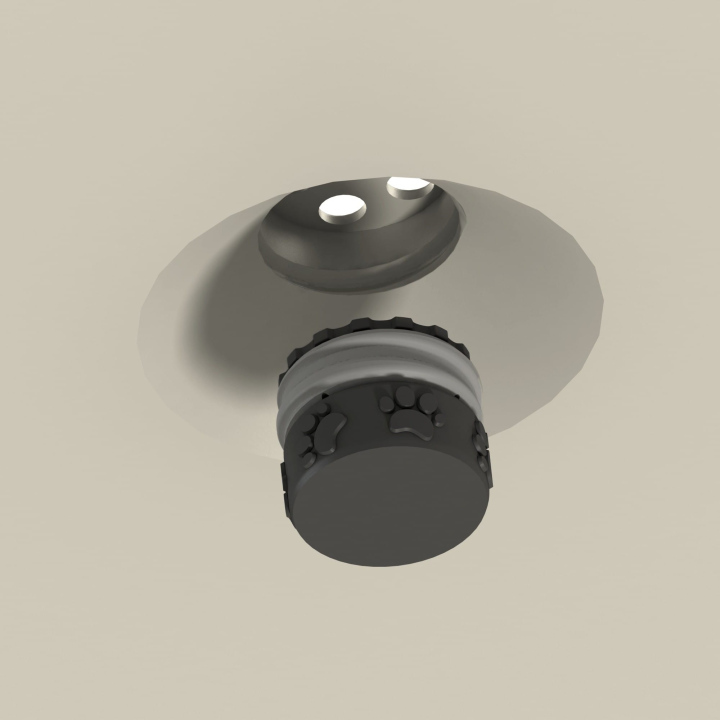 Gniazdo na puszkę zapachową w dysku węchowym Fluo Dog