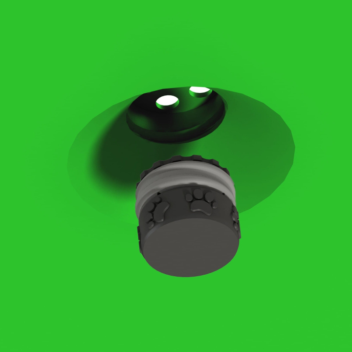 Gniazdo na puszkę zapachową w dysku węchowym Fluo Dog