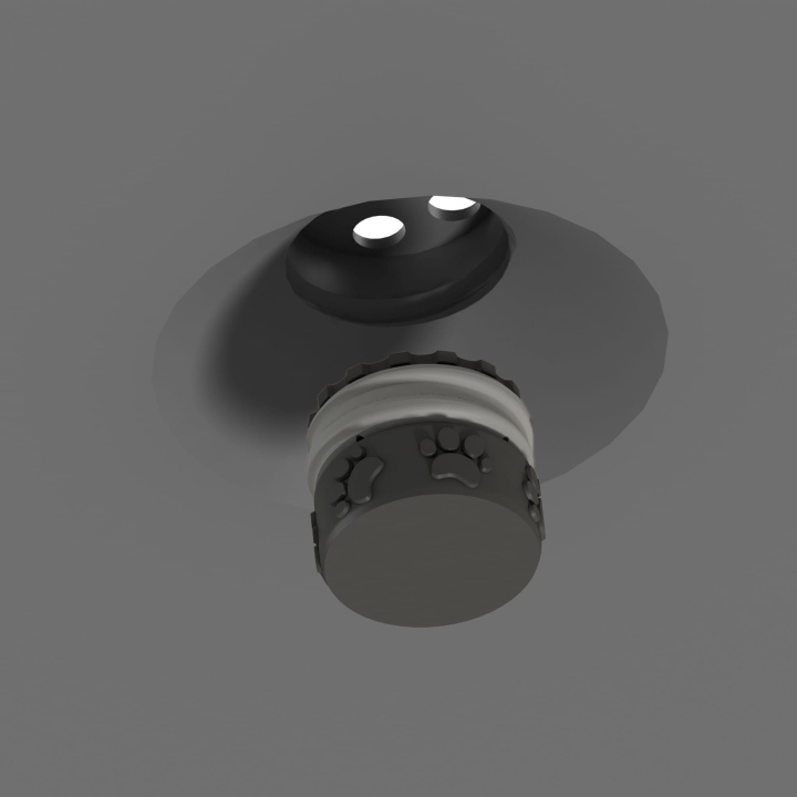 Gniazdo na puszkę zapachową w dysku węchowym Fluo Dog