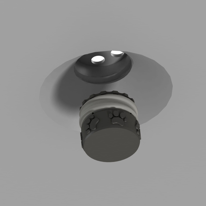 Gniazdo na puszkę zapachową w dysku węchowym Fluo Dog