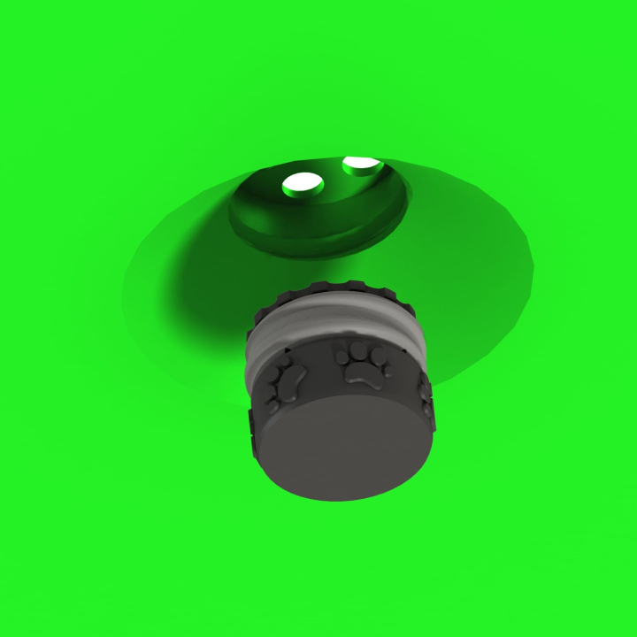 Gniazdo na puszkę zapachową w dysku węchowym Fluo Dog