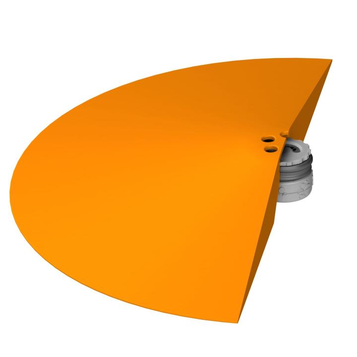 Dysk węchowy - przekrój z puszką zapachową