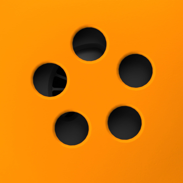 Otwory przez które wydobywa się stożek zapachowy