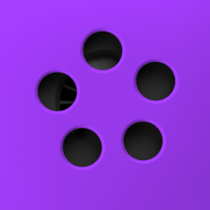 Otwory przez które wydobywa się stożek zapachowy