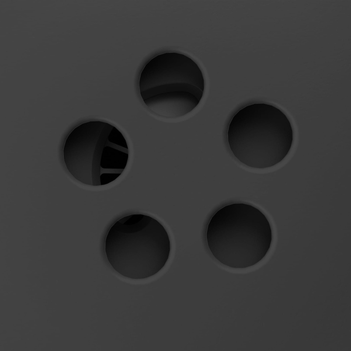 Otwory przez które wydobywa się stożek zapachowy