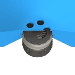 Przekrój dysku do treningów węchowych z psem Przekrój dysku do treningów węchowych z psem