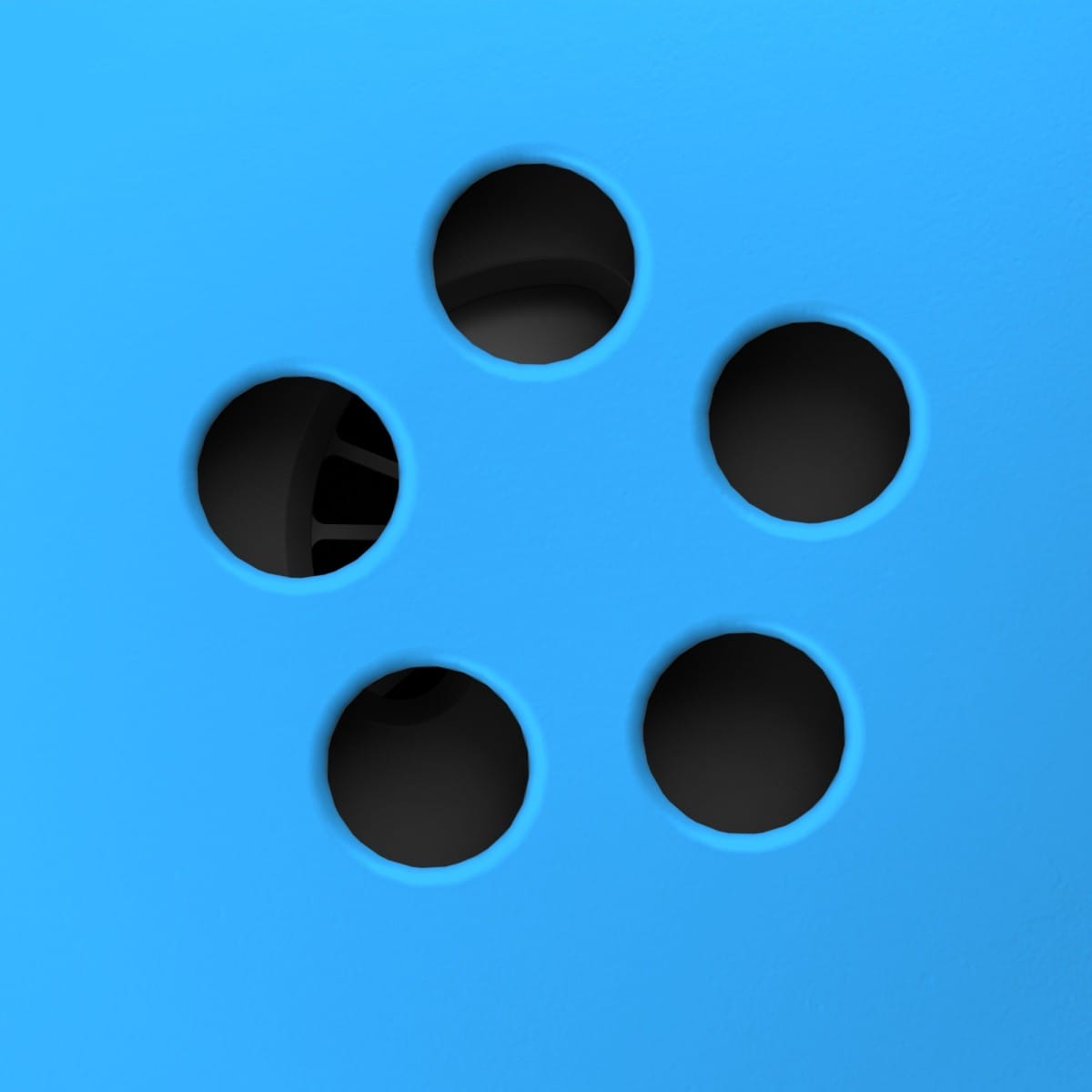 Otwory przez które wydobywa się stożek zapachowy Otwory przez które wydobywa się stożek zapachowy