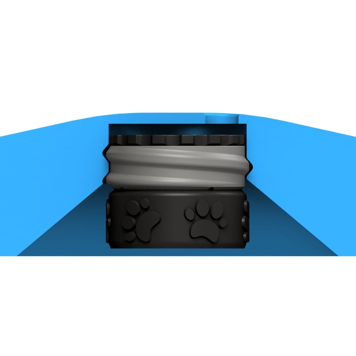 Puszka zapachowa Fluonose Nano+ wkręcona w Dysk węchowy Puszka zapachowa Fluonose Nano+ wkręcona w Dysk węchowy