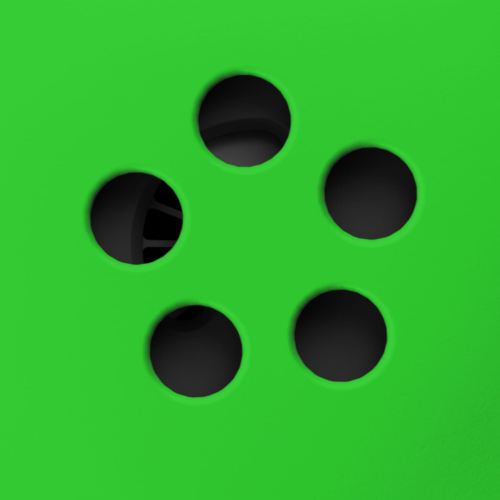 Otwory przez które wydobywa się stożek zapachowy