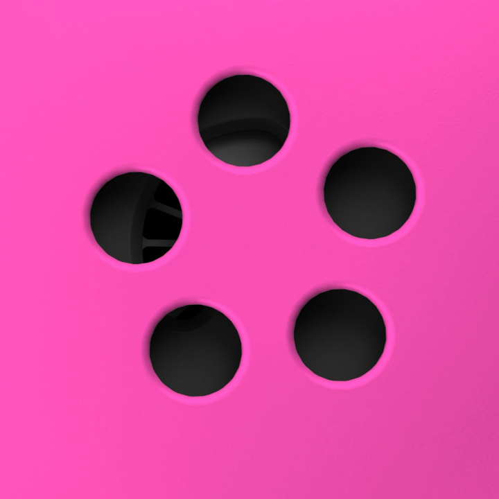 Otwory przez które wydobywa się stożek zapachowy