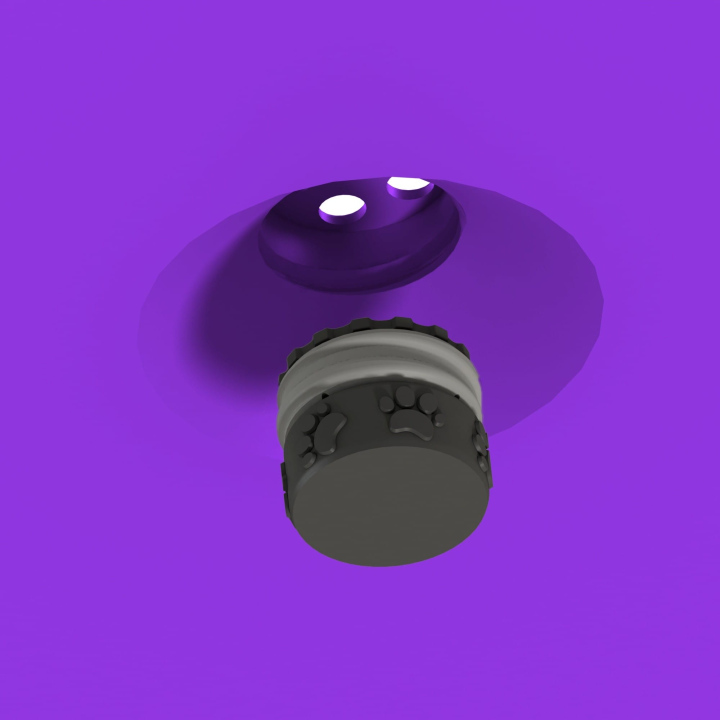 Gniazdo na puszkę zapachową w dysku węchowym Fluo Dog