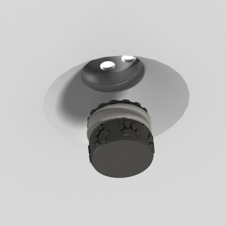 Gniazdo na puszkę zapachową w dysku węchowym Fluo Dog