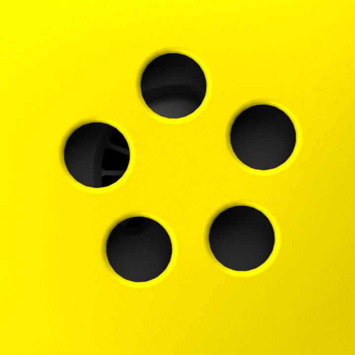 Otwory przez które wydobywa się stożek zapachowy