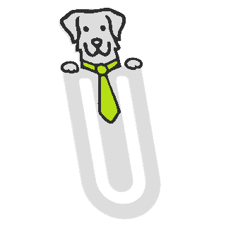 Könyvjelző - Fluo Dog