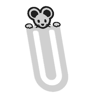 Záložka do knih - Myš