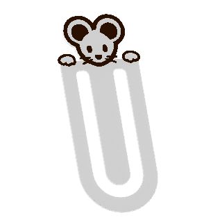 Marque-page - Souris