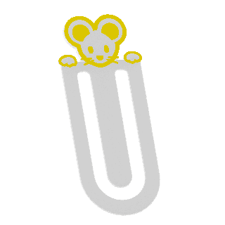 Záložka do knihy - Myš