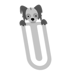 Kirjanmerkki koiralla Kiinalainen harjaskoirat | Fluo Dog