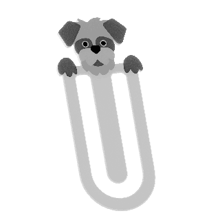 Segnalibro - cane Schnauzer