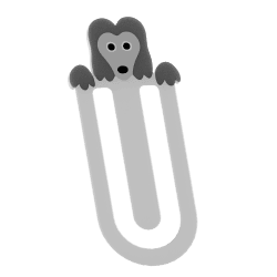 Bookmark com cão Afghan Hound | Fluo Dog