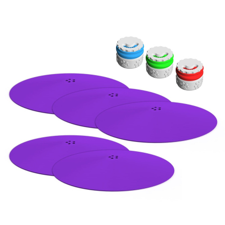 Zestaw do treningów nosework - dyski węchowe z puszką zapachową