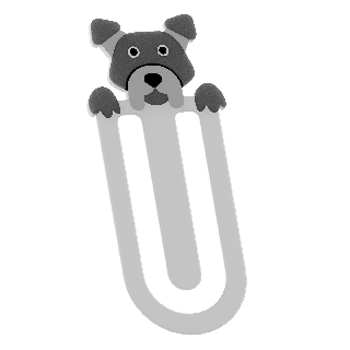 Marque-page - chien Terrier Américain Staffordshire