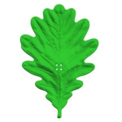 Realistyczna atrapa liścia dębu do treningów z psem