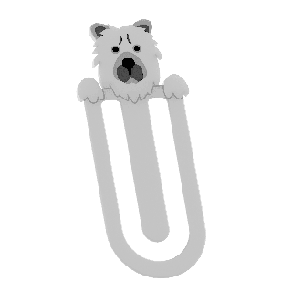 Segnalibro - cane Chow-chow