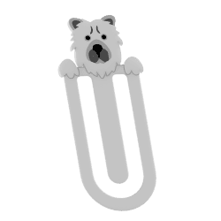 Chow-chow koiran kirjanmerkki | Fluo Dog