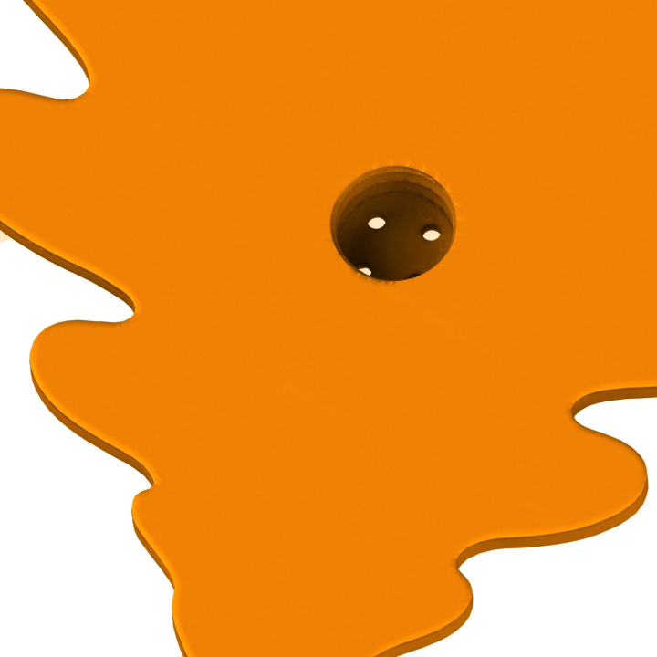 Gniazdo na puszki Fluonose Nano+ w atrapie liścia dębu