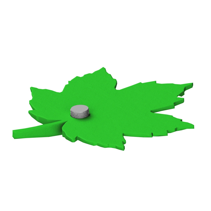 Atrapa klonowego liścia z puszką zapachową Fluonose Nano+ z Fluo Dog