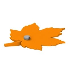 Atrapa klonowego liścia z puszką zapachową Fluonose Nano+ z Fluo Dog