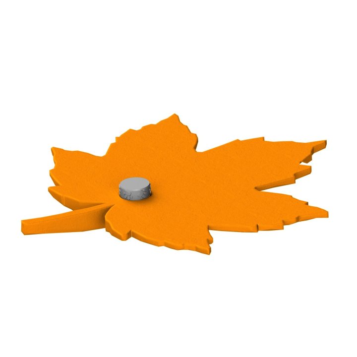 Atrapa klonowego liścia z puszką zapachową Fluonose Nano+ z Fluo Dog