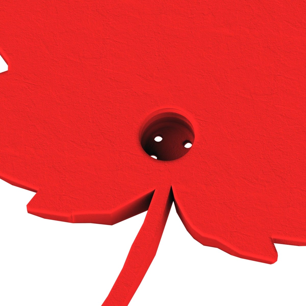 Gniazdo na puszki Fluonose Nano+ w atrapie liścia klonu