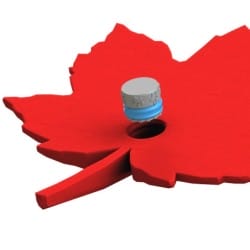 Mocowanie pudełka Fluonose Nano+ w zabawce węchowej Liść klonu