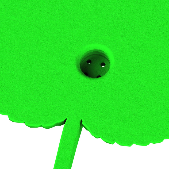 Gniazdo na puszki Fluonose Nano+ w atrapie liścia lipy