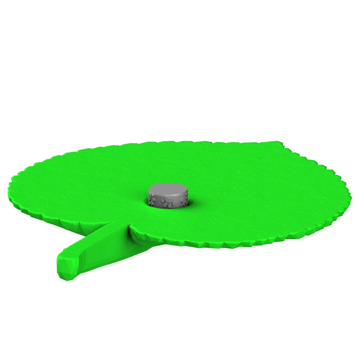 Atrapa liścia z lipy z puszką zapachową Fluonose Nano+ z Fluo Dog