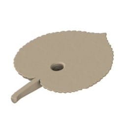 Ukrycie zapachu do treningóe nosework - atrapa liścia z lipy z gniazdem na puszki zapachowe